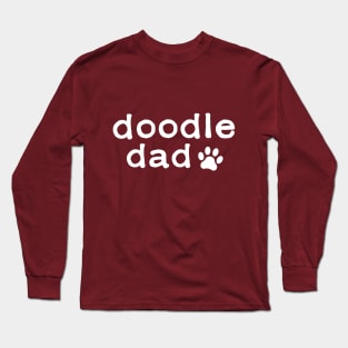 doodle dad with paw Long Sleeve T-Shirt